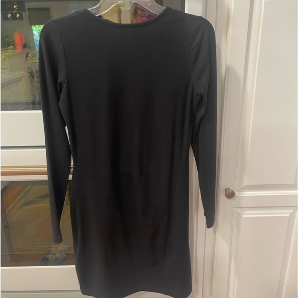 Yest Black Long Sleeve Stretchy Dress - Picture 5 of 8